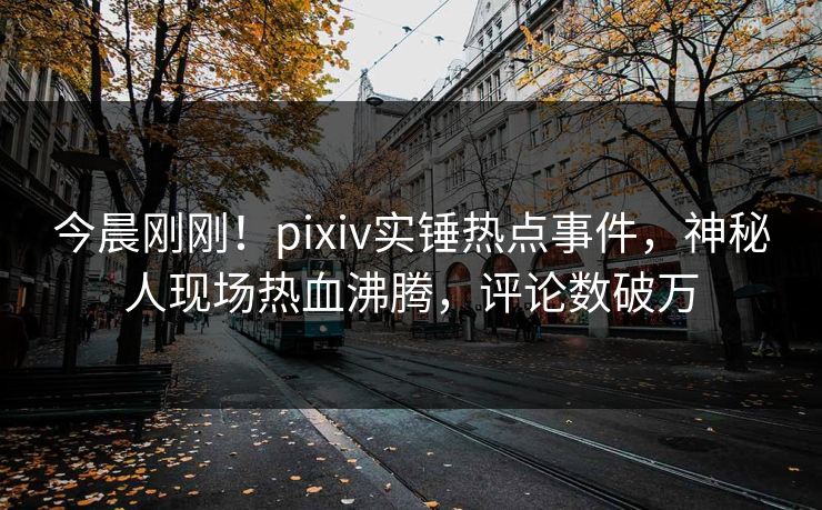 今晨刚刚！pixiv实锤热点事件，神秘人现场热血沸腾，评论数破万